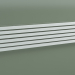 modello 3D Radiatore orizzontale RETTA (6 sezioni 1500 mm 40x40, bianco opaco) - anteprima