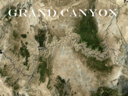 The texture of the landscape of the Grand Canyon