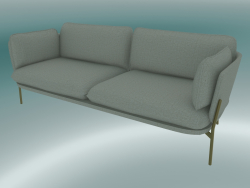 Sofa Sofa (LN3.2, 84x220 H 75cm, Pieds bronzés, Sunniva 2 717)