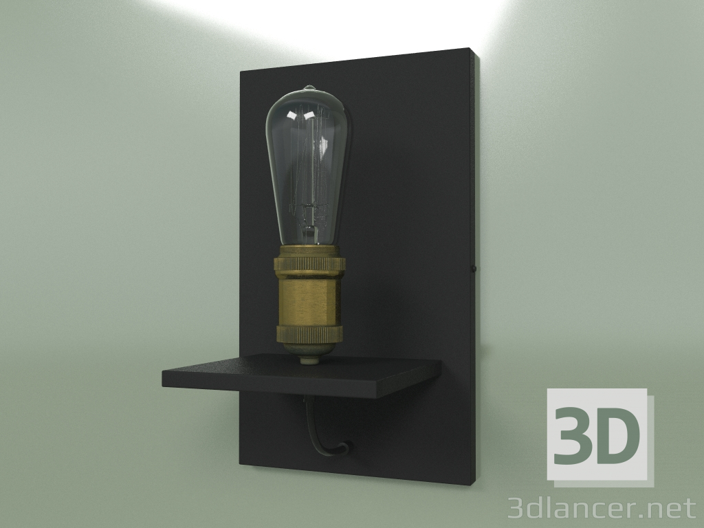 3d model Melrose wall lamp - preview