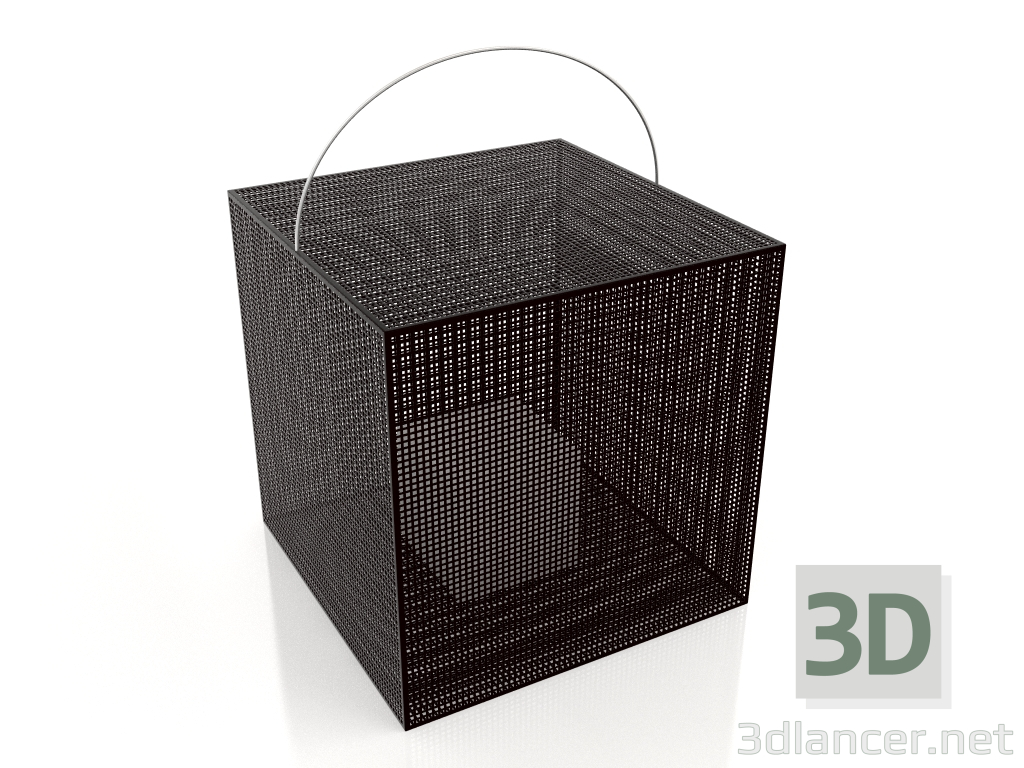modello 3D Portacandele 3 (Nero) - anteprima