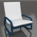 3d model Rocking chair (Grey blue) - preview