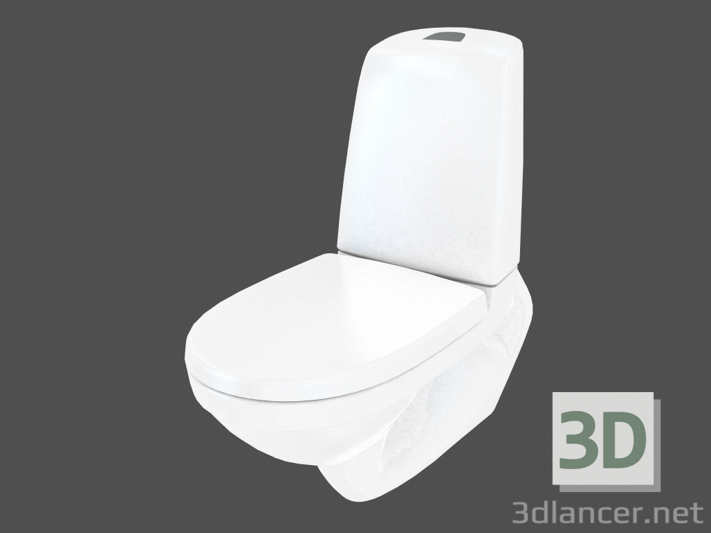 3D modeli Tuvalet kasesi 5520 NAUTIC askıya alındı - önizleme
