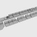 Modelo 3d Elementos de sofá modulares COHEN - preview