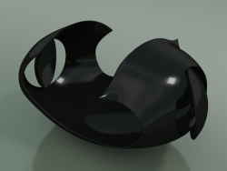 Vase Onda (noir)