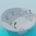 3d model Freestanding bath-Jacuzzi - preview