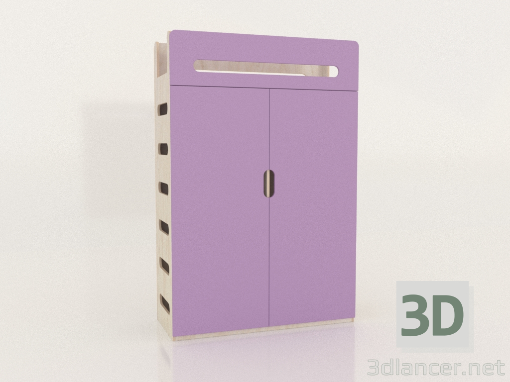 3D Modell Kleiderschrank geschlossen MOVE WA (WLMWA2) - Vorschau