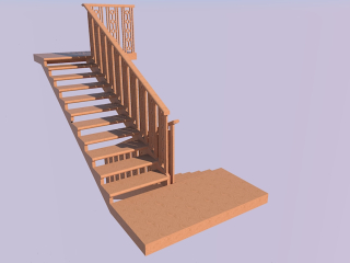 Modelo 3D "Escaleras"