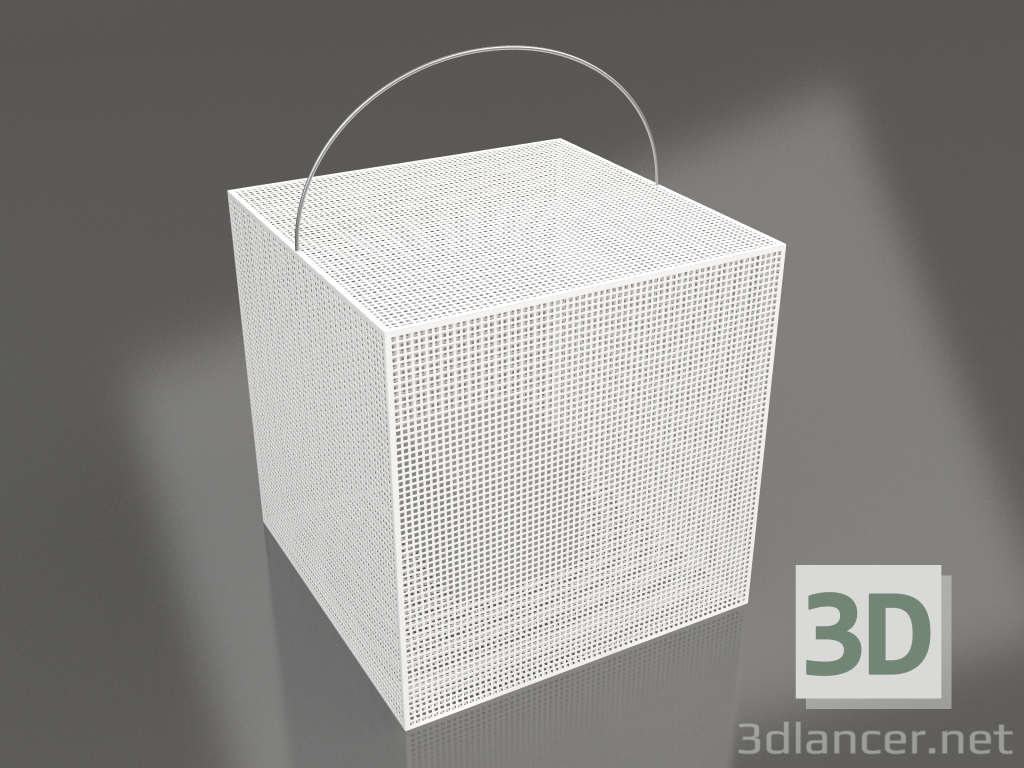 modello 3D Scatola portacandele 3 (Bianco) - anteprima
