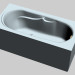 modèle 3D Baignoire rectangulaire avec panneaux de Vanda (150 x 70) - preview
