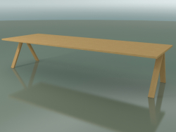 Table avec plan de travail standard 5002 (H 74-360 x 120 cm, chêne naturel, composition 2)