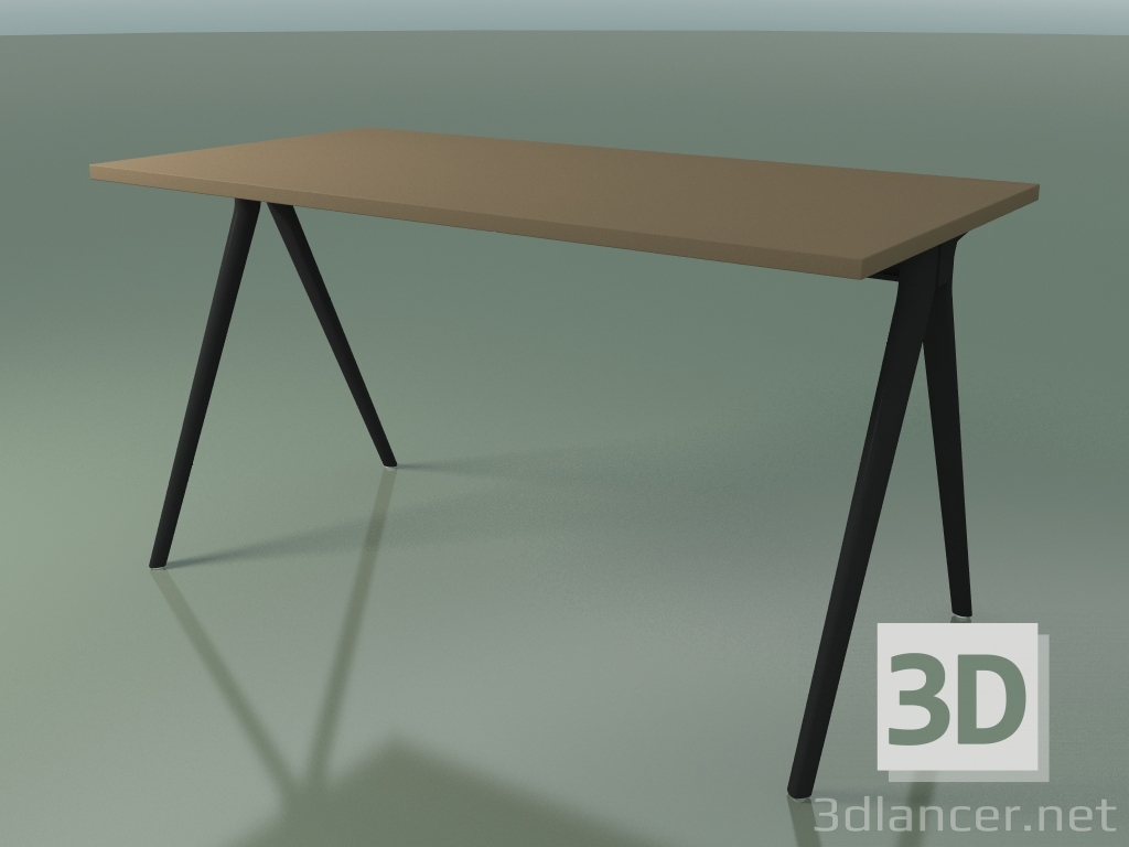 modello 3D Tavolo rettangolare 5407 (H 74 - 69x139 cm, laminato Fenix F05, V44) - anteprima