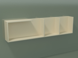 Horizontal shelf (90U19008, Bone C39, L 96, P 12, H 24 cm)