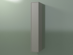 Armario de pared con 1 puerta (8BUAEDD01, 8BUAEDS01, Clay C37, L 24, P 36, H 144 cm)