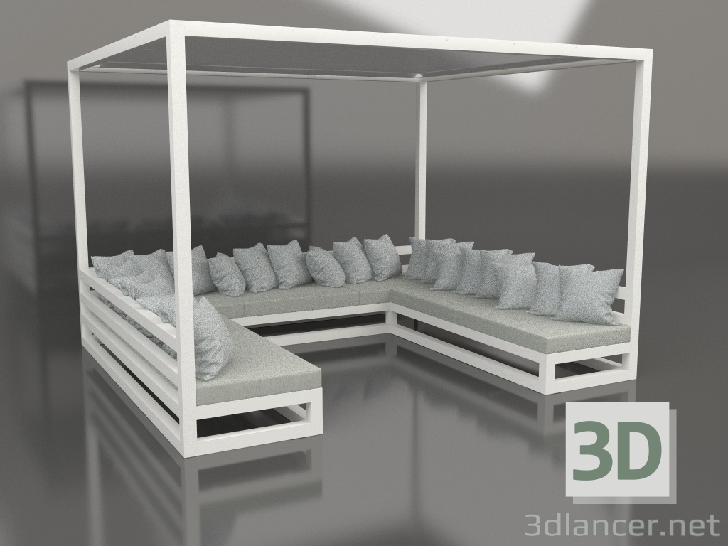 3D Modell Sofa (Achatgrau) - Vorschau