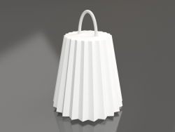 Tragbare Lampe (Weiß)