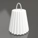 3d model Portable lamp (White) - preview