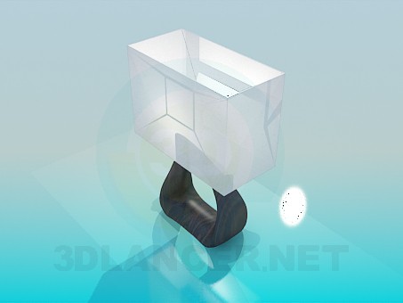 3d модель Настольная лампа в современном стиле – превью