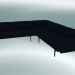 3D modeli Köşe kanepe anahat (Vidar 554, Siyah) - önizleme