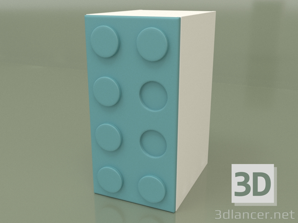 3d model Single wing cabinet (Mussone) - preview