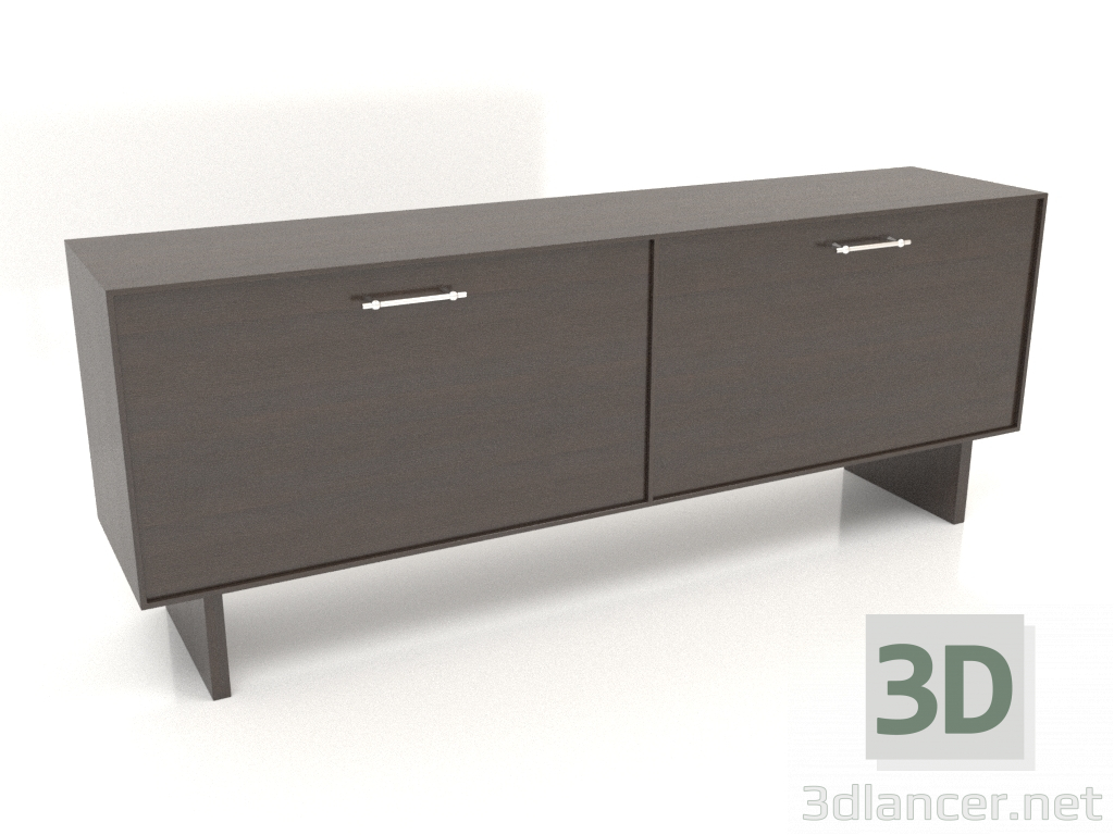 3d model Cabinet ТМ 061 (1800x400x700, wood brown) - preview