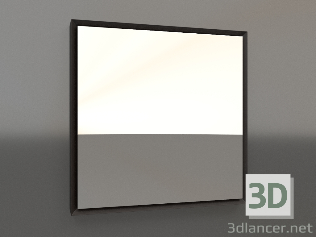3D Modell Spiegel ZL 21 (600x600, Holzbraun dunkel) - Vorschau
