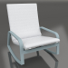 modèle 3D Rocking chair (Bleu gris) - preview