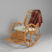 silla mecedora 3D modelo Compro - render