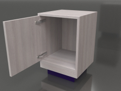 Table de chevet (ouverte) TM 04 (400x400x600, bois clair)
