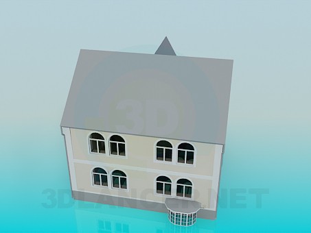 3d модель Будинок – превью
