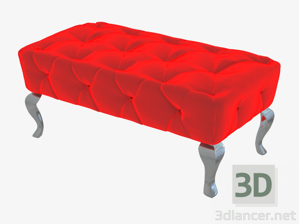 3D modeli Sanat deco tarzı C140 çıplak kadife - önizleme