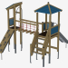 3d model Complejo de juegos para niños (K1204) - vista previa