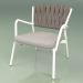 3d модель Кресло с мягким сиденьем 227 (Metal Milk, Padded Belt Grey-Sand) – превью