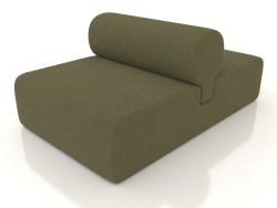 Oak modular sofa (section 2.1)