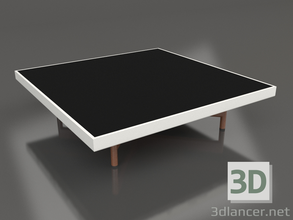 3d model Square coffee table (Agate gray, DEKTON Domoos) - preview