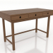3d model Writing desk 1 1200 X 600 mm (light walnut) - preview