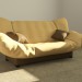 Tela del sofá "clic-Klak" 3D modelo Compro - render