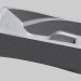 modello 3D Vasca rettangolare con i pannelli si (185 x 85) - anteprima