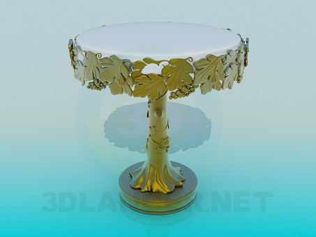 3D Modell Tisch für die Dekoration - Vorschau