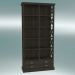 3d model Bookcase Cambridge with 4 drawers small (Dark Oak) - preview