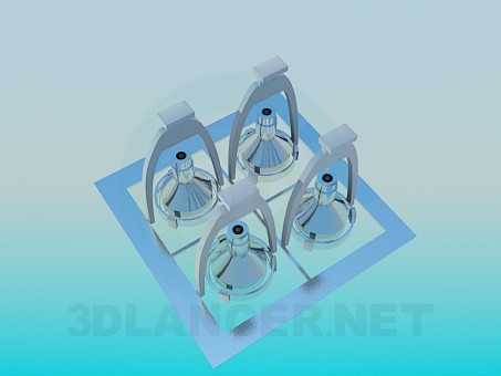 3 डी मॉडल Luminaire - पूर्वावलोकन