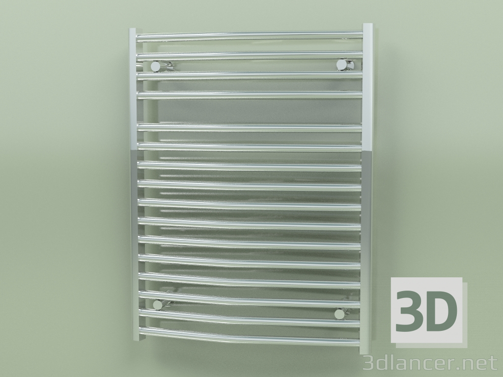 3D modeli Isıtmalı havlu askısı - Flores C CH (770 x 600 mm) - önizleme