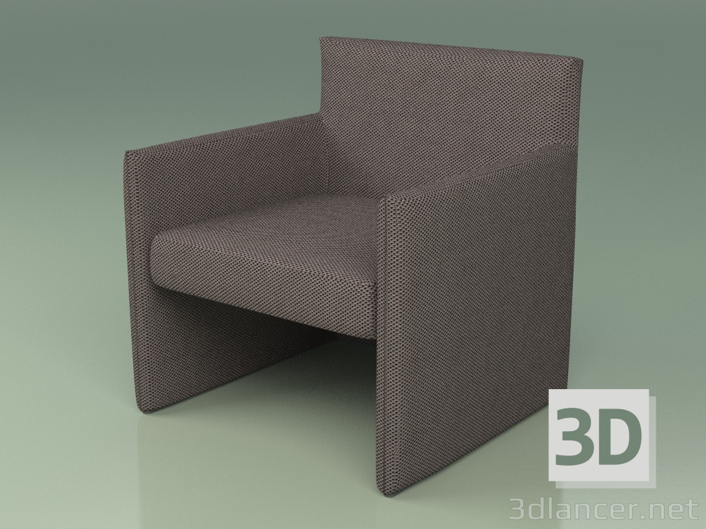 modèle 3D Chaise 021 (3D Net Gris) - preview