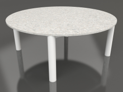 कॉफ़ी टेबल डी 90 (सफ़ेद, डेकटन सिरोको)