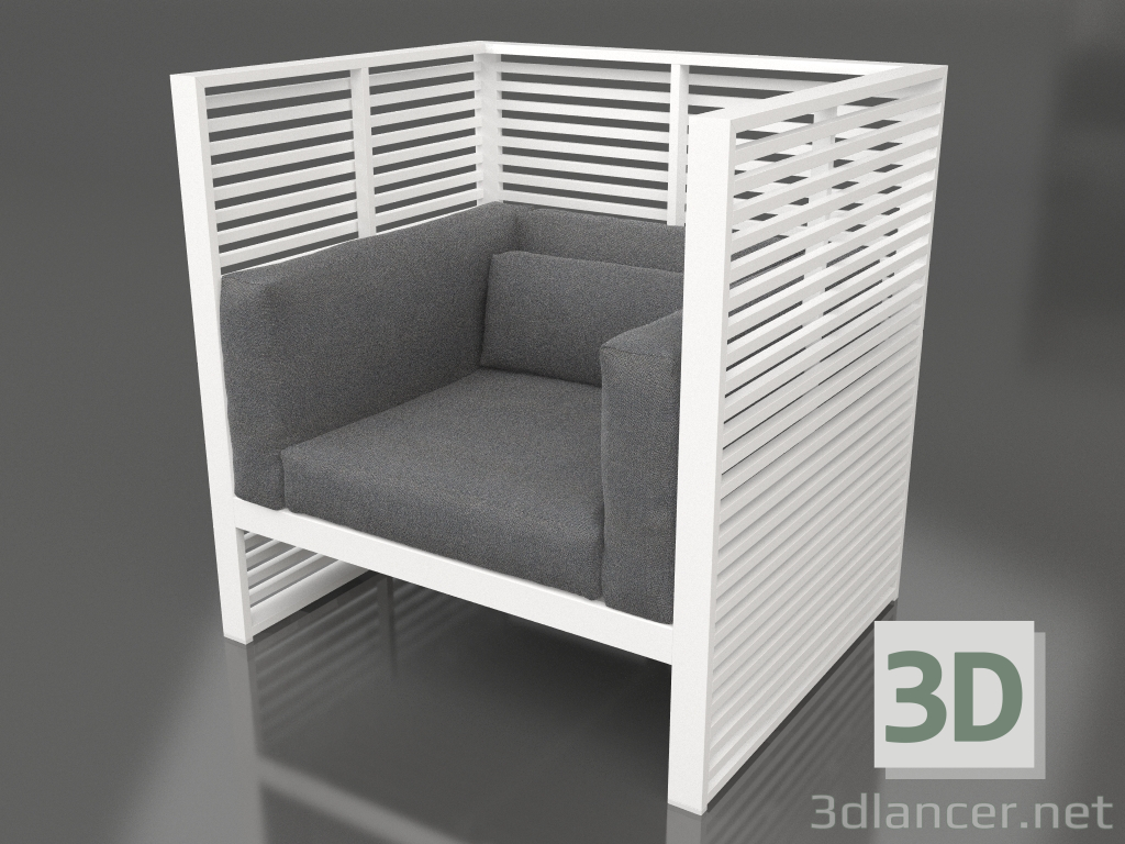 3D modeli Koltuk Normando (Beyaz) - önizleme