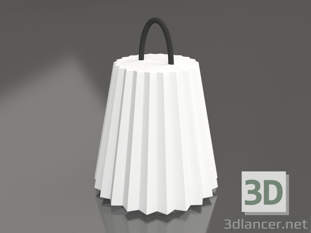 3D Modell Tragbare Lampe (Anthrazit) - Vorschau