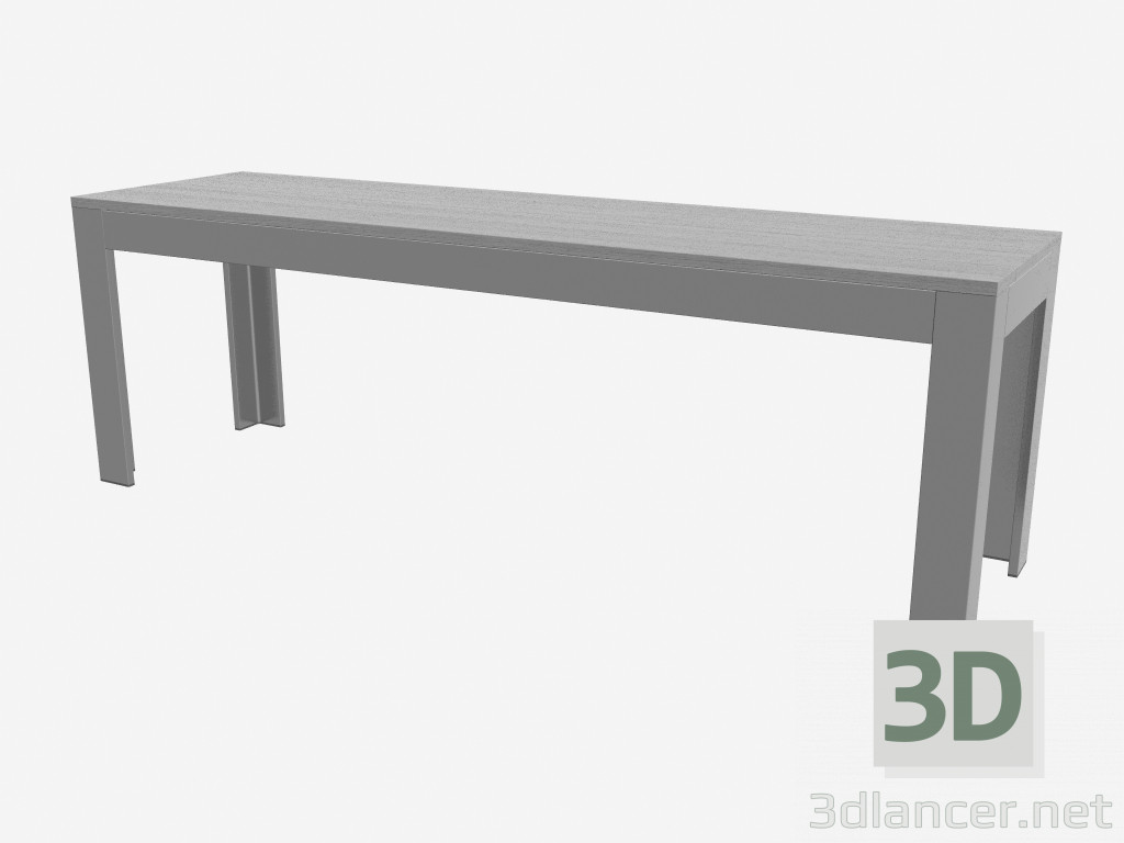 3d model Bench (light) - preview
