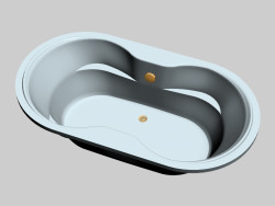Овальна ванна арніки (185x100)