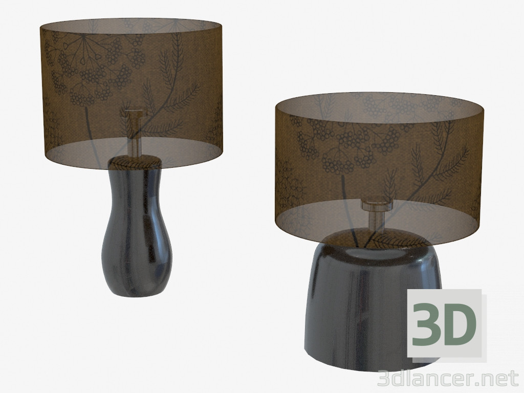3d модель Лампа настольная Айс – превью