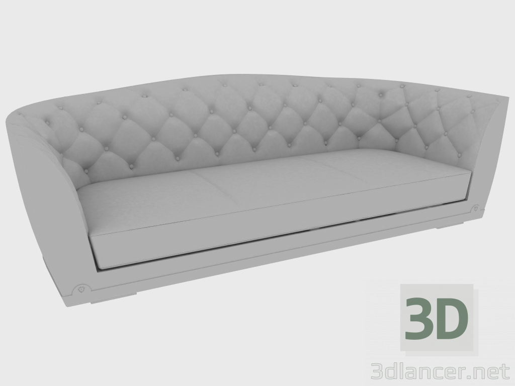 modèle 3D Canapé GRACE SOFA (255x108xH89) - preview